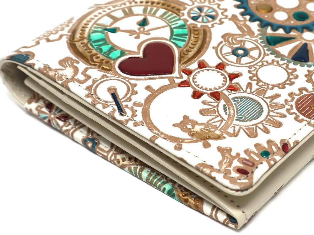 Gears Of Time (Blue-Green) Long Wallet