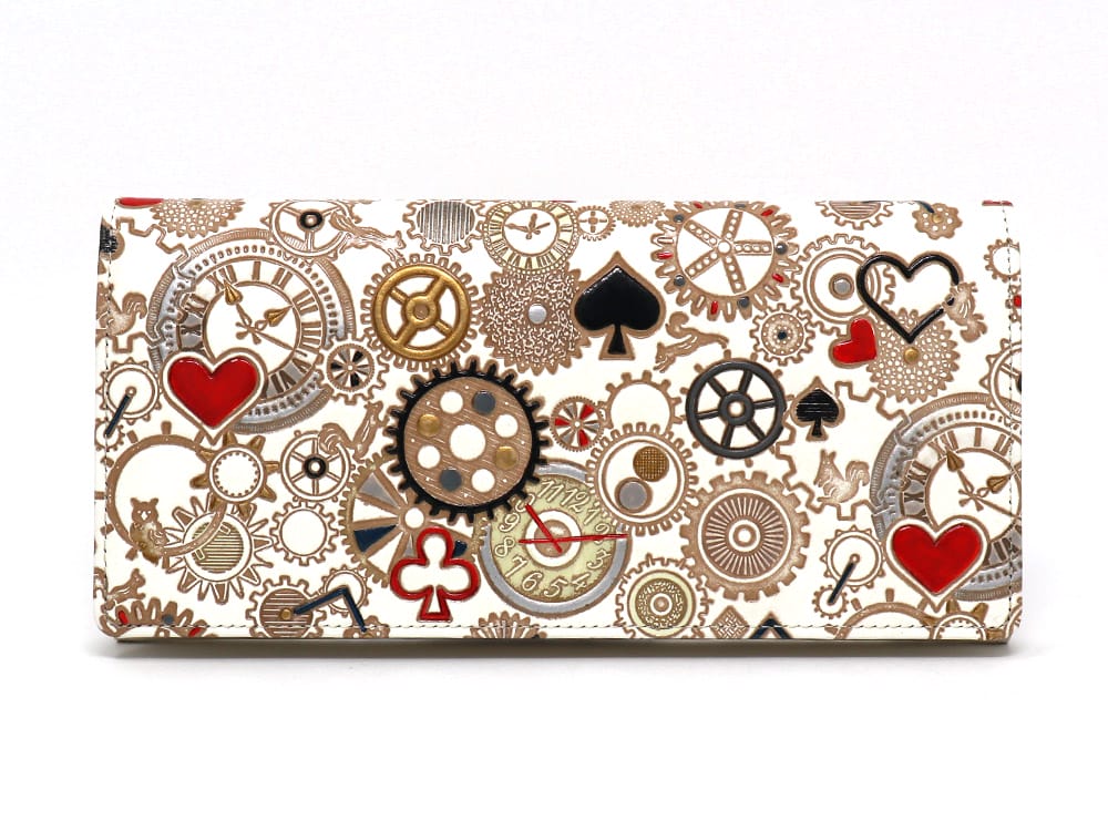 Gears Of Time (Red-Black) Long Wallet