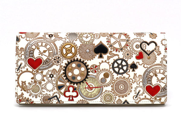 Gears Of Time (Red-Black) Long Wallet