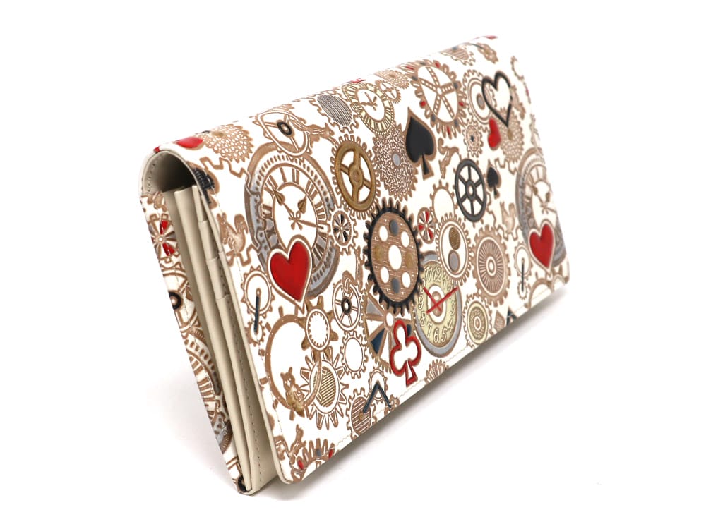 Gears Of Time (Red-Black) Long Wallet