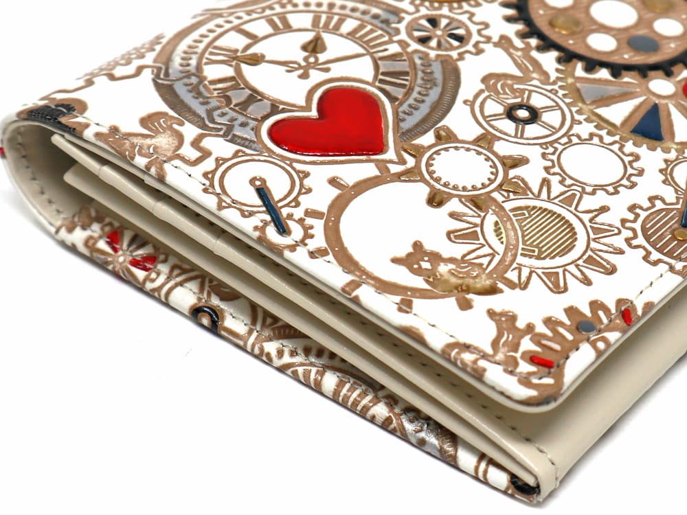 Gears Of Time (Red-Black) Long Wallet