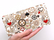 Gears Of Time (Red-Black) Long Wallet