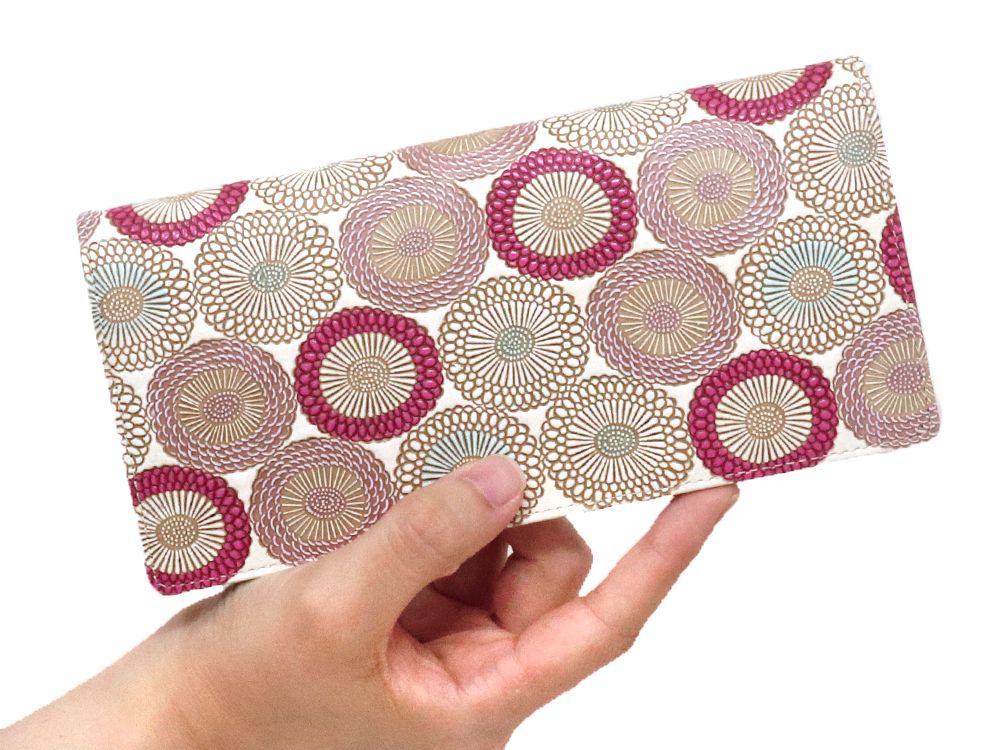 Umbrella Chrysanthemums (Peach Blossom) Long Wallet