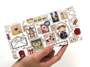 Stamps Long Wallet