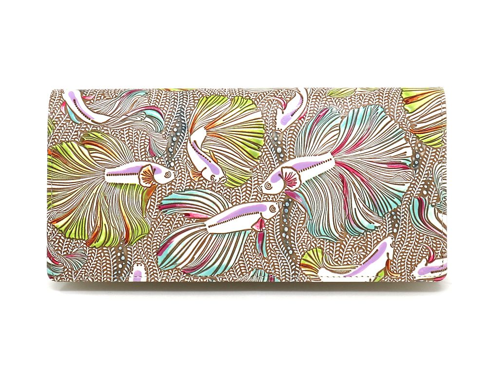 Betta  (Green)  Long Wallet