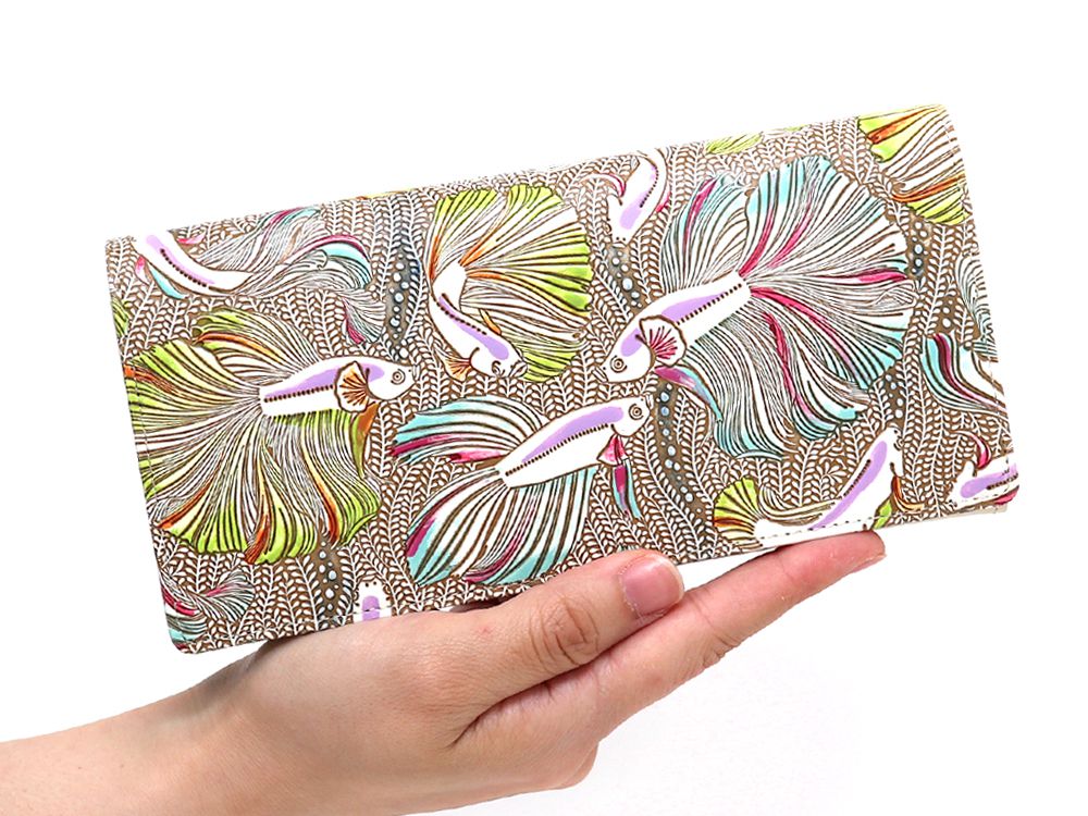 Betta  (Green)  Long Wallet