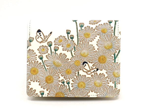 Marguerites Mini Fold Wallet with Box Coin Case