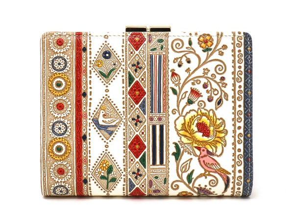 Calico GAMASATSU Square Billfold with Clasp