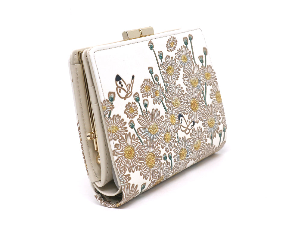 Marguerites GAMASATSU Square Billfold with Clasp