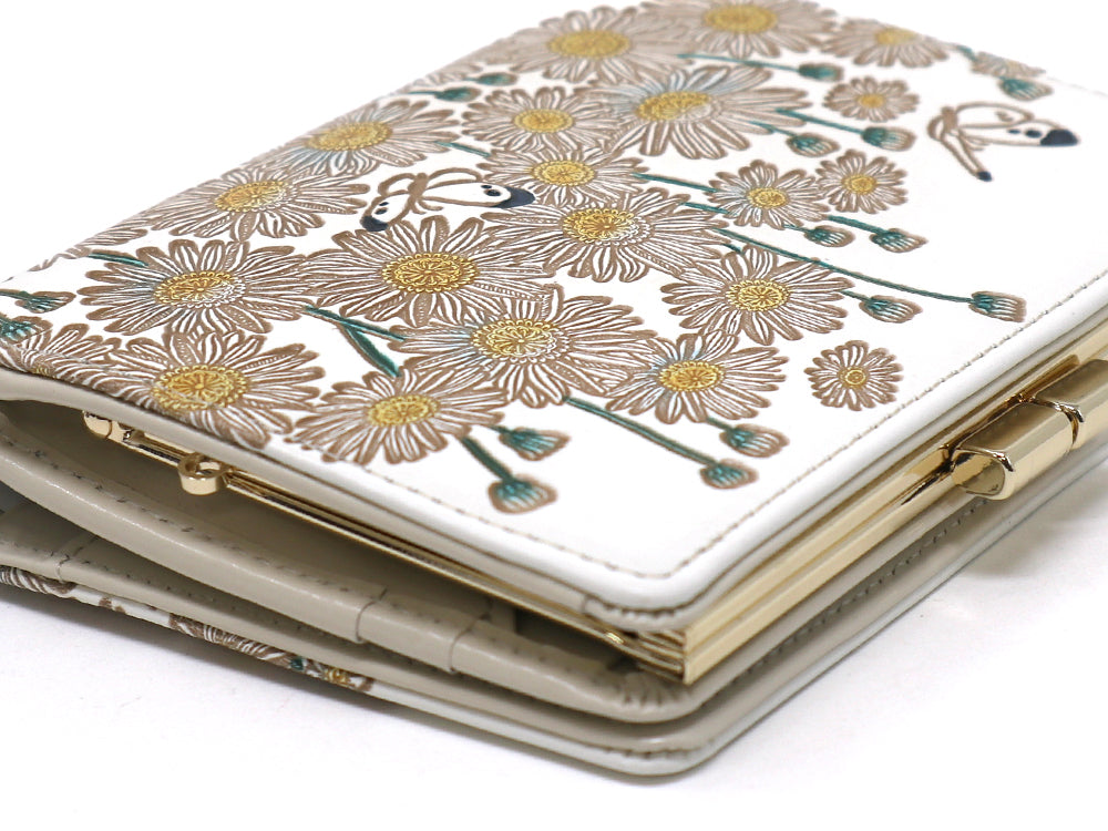 Marguerites GAMASATSU Square Billfold with Clasp