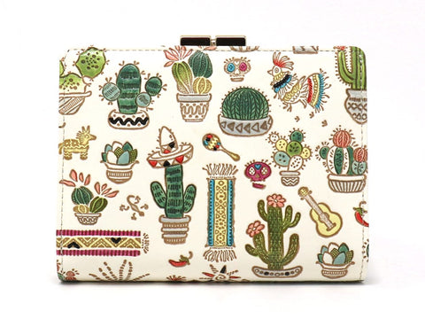 Cactus GAMASATSU Square Billfold with Clasp