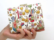 Popcorn Girl (Vitamin colors) GAMASATSU Square Billfold with Clasp