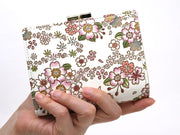 Dancing Cherry Blossoms GAMASATSU Square Billfold with Clasp