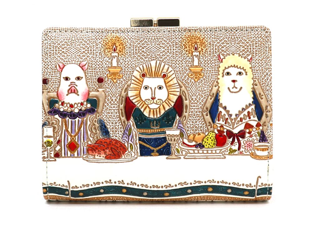 Noble Animals GAMASATSU Square Billfold with Clasp