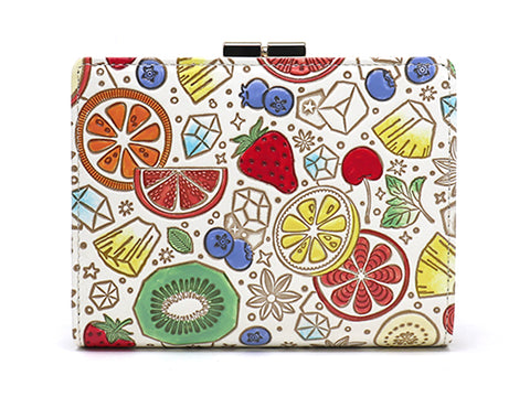 Fruit Punch GAMASATSU Square Billfold with Clasp