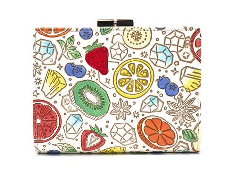 Fruit Punch GAMASATSU Square Billfold with Clasp