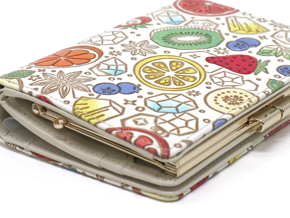 Fruit Punch GAMASATSU Square Billfold with Clasp