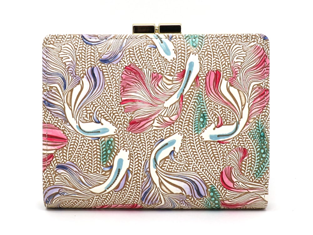 Betta (Purple) GAMASATSU Square Billfold with Clasp