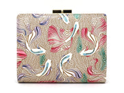 Betta (Purple) GAMASATSU Square Billfold with Clasp