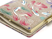 Betta (Purple) GAMASATSU Square Billfold with Clasp