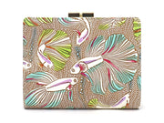 Betta (Green) GAMASATSU Square Billfold with Clasp