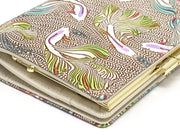 Betta (Green) GAMASATSU Square Billfold with Clasp