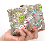 Betta (Green) GAMASATSU Square Billfold with Clasp