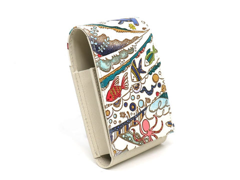 Ocean Lipstick Case with Mirror