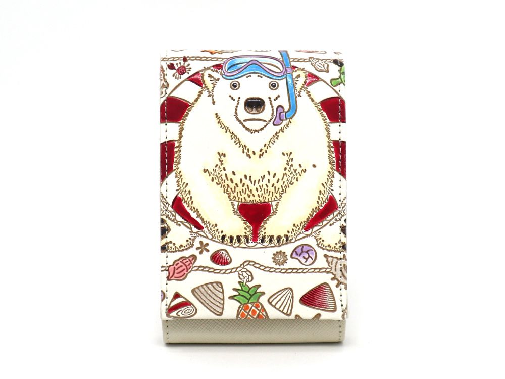 Seaside Bear Lipstick Case with Mirror