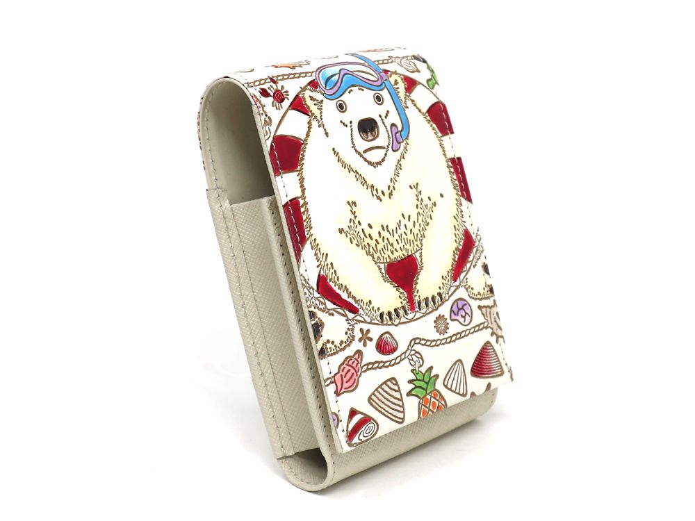 Seaside Bear Lipstick Case with Mirror