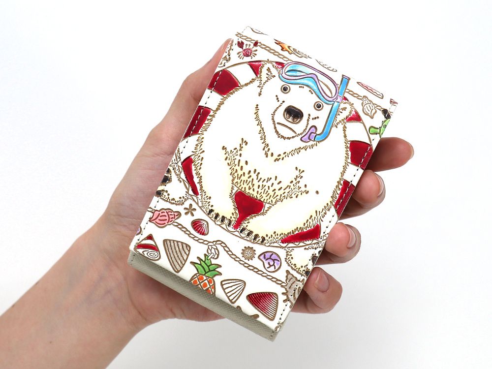 Seaside Bear Lipstick Case with Mirror