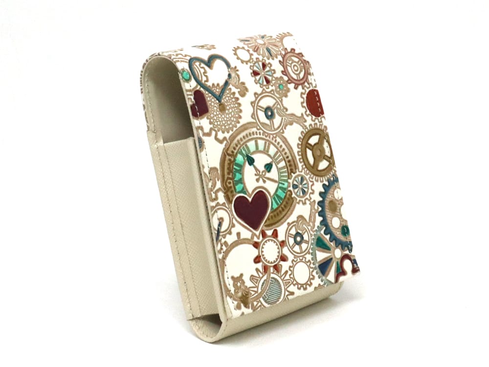 Gears Of Time (Blue-Green) Lipstick Case with Mirror