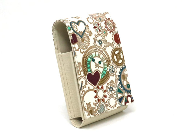 Gears Of Time (Blue-Green) Lipstick Case with Mirror