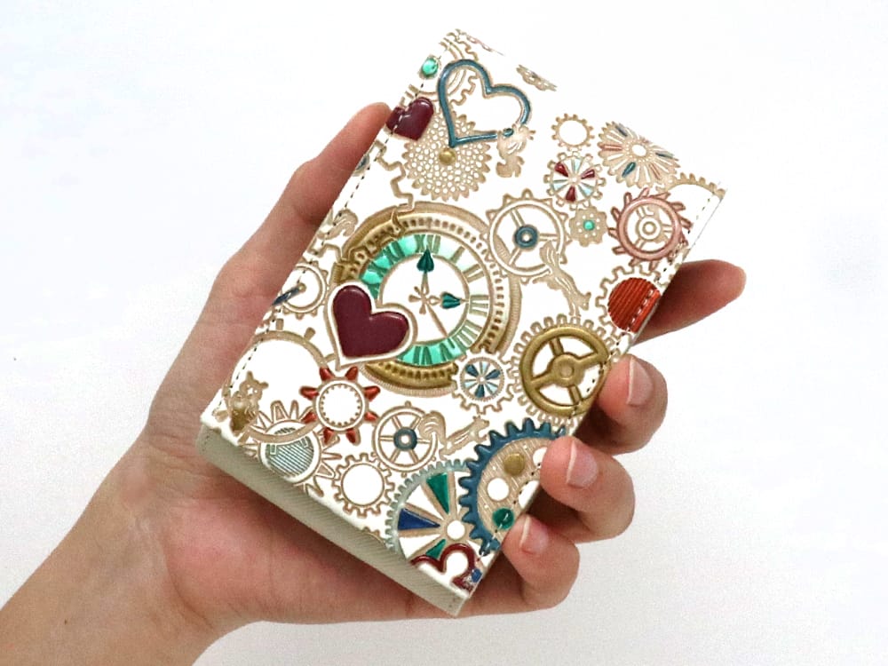 Gears Of Time (Blue-Green) Lipstick Case with Mirror
