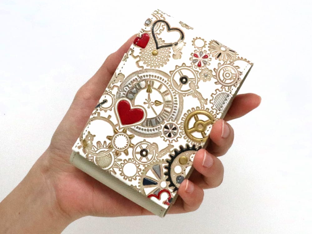 Gears Of Time (Red-Black) Lipstick Case with Mirror