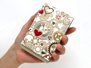 Gears Of Time (Red-Black) Lipstick Case with Mirror