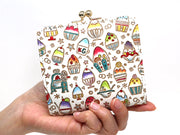 Shaved Ice Square GAMAGUCHI Clasp Purse