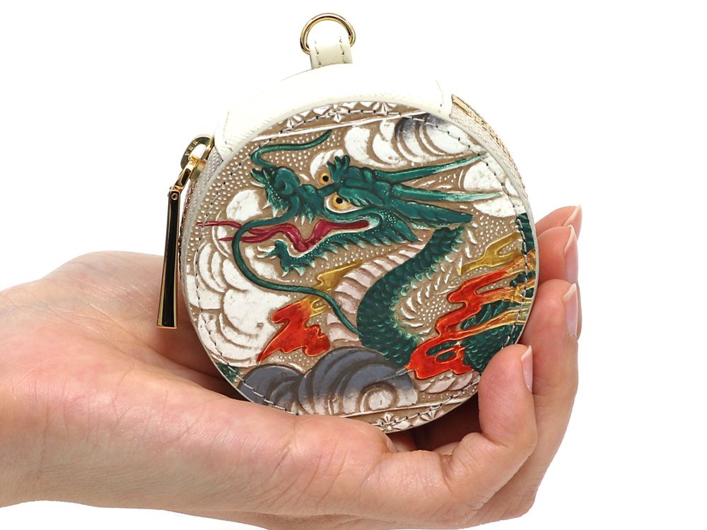 Dragon (Green) Macaron Pouch