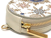 Snow Ornaments (Blue) Macaron Pouch