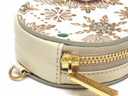 Snow Ornaments (Brown) Macaron Pouch