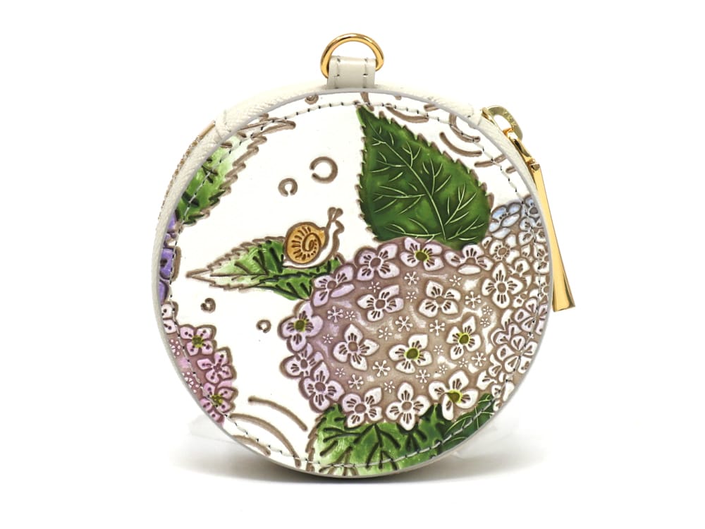 Hydrangeas Macaron Pouch