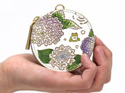 Hydrangeas Macaron Pouch
