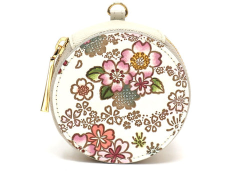 Dancing Cherry Blossoms Macaron Pouch