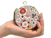 Colorful Cherry Blossoms Macaron Pouch