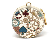 Gears Of Time (Blue-Green) Macaron Pouch