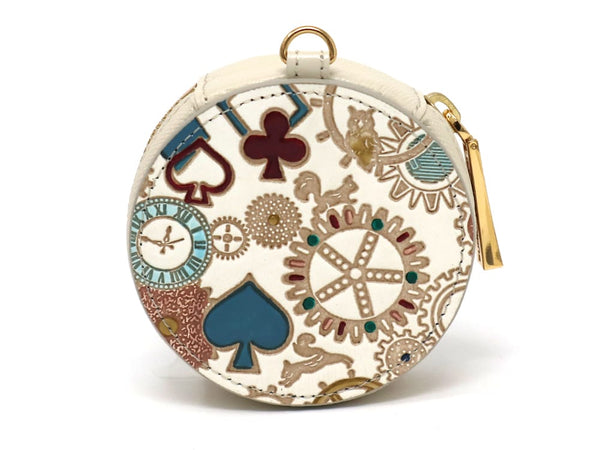 Gears Of Time (Blue-Green) Macaron Pouch