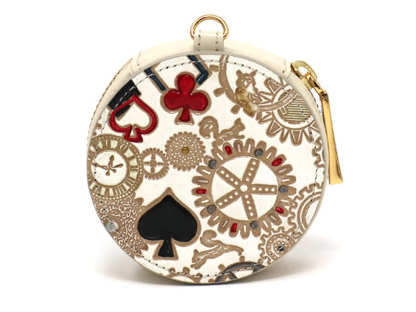 Gears Of Time (Red-Black) Macaron Pouch