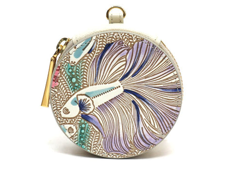 Betta (Purple) Macaron Pouch