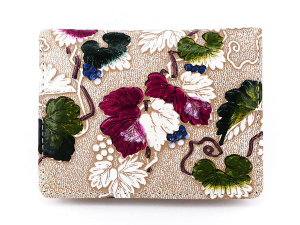 Wild Grapes Square Coin Purse