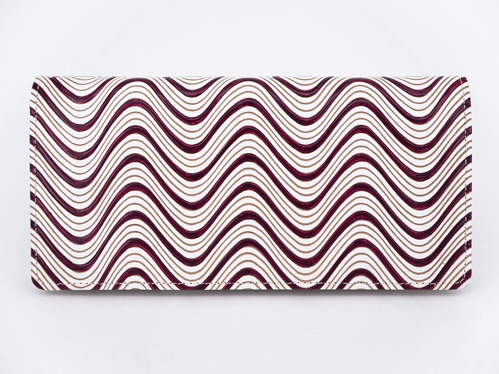 YOKONAMI Waves (Wine) Long Wallet